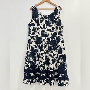 41 Hawthorne 2X Casey Floral Dress